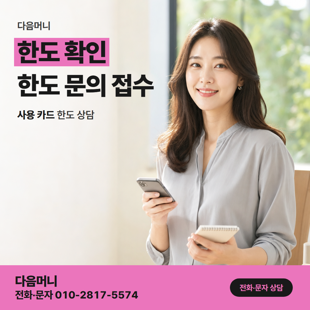 다음머니 수원카드깡 전체 한도라는 말의 뜻